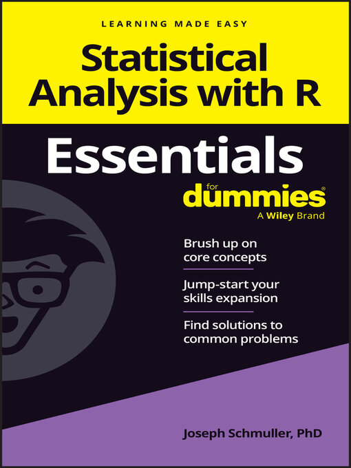 Title details for Statistical Analysis with R Essentials For Dummies by Joseph Schmuller - Available